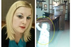 Mom snaps one of clearest pictures of waving ghost girl