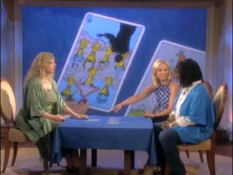 Whoopi Goldberg got a Tarot Card Reading from Sandy Anastasi